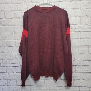 VTG Par Four Sportswear Sweater Men XL Arm Stripes Golf Retro Skater Grandpacore